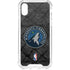 NBA Minnesota Timberwolves Dark Rust iPhone XS Clear Case
