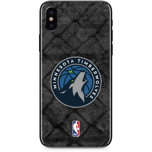 NBA Minnesota Timberwolves Dark Rust iPhone XS Max Skin