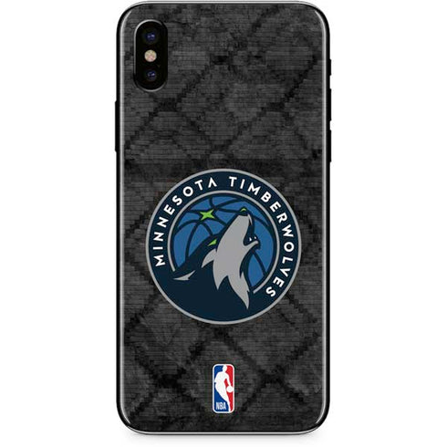 NBA Minnesota Timberwolves Dark Rust iPhone XS Skin
