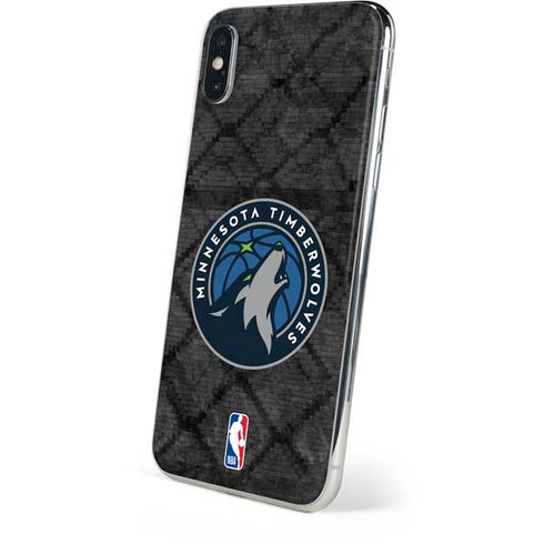 NBA Minnesota Timberwolves Dark Rust iPhone XS Skin