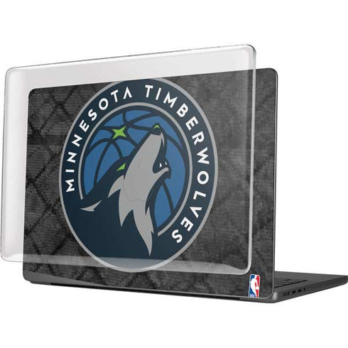 NBA Minnesota Timberwolves Dark Rust MacBook Pro 14in (2021-24) Case plus Skin