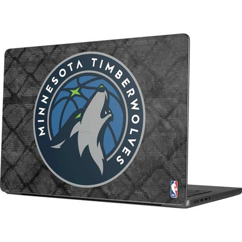 NBA Minnesota Timberwolves Dark Rust MacBook Pro 14in (2021-24) Skin