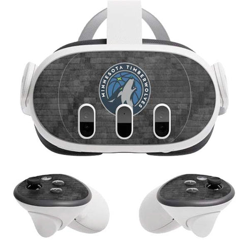 NBA Minnesota Timberwolves Dark Rust Meta Quest 3 Skin