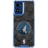 NBA Minnesota Timberwolves Dark Rust Moto G 5G (2024) Clear Case