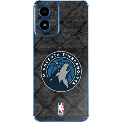 NBA Minnesota Timberwolves Dark Rust Moto G Play 4G (2024) Skin