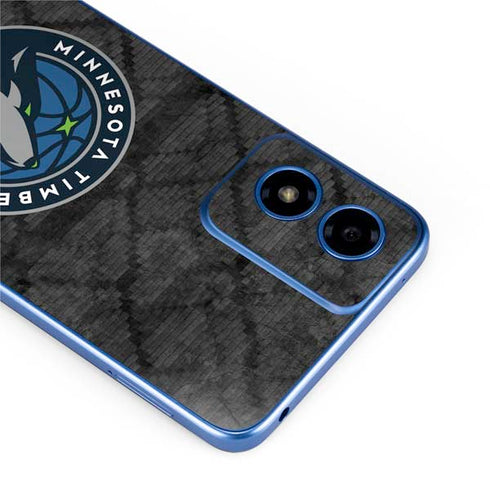 NBA Minnesota Timberwolves Dark Rust Moto G Play 4G (2024) Skin