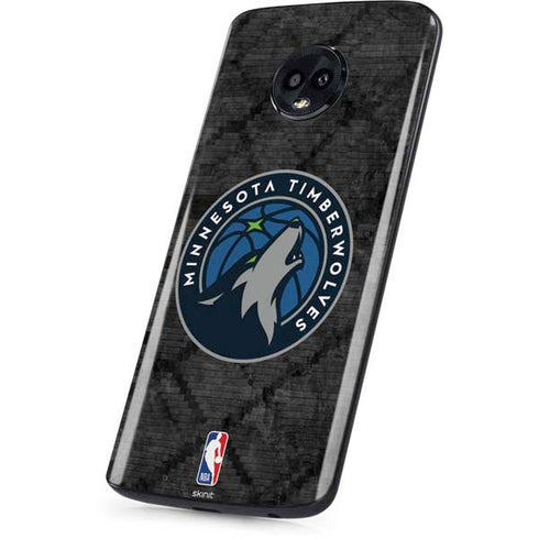 NBA Minnesota Timberwolves Dark Rust Moto G6 Skin