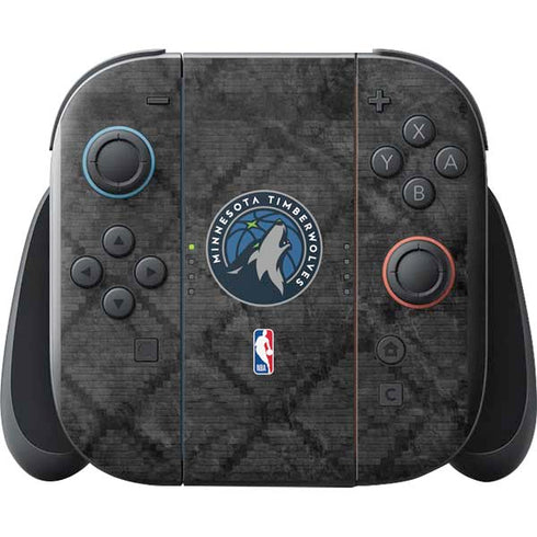NBA Minnesota Timberwolves Dark Rust Nintendo Switch 2 (2025) with Joy-Con Skin