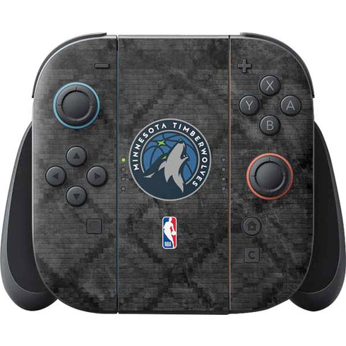 NBA Minnesota Timberwolves Dark Rust Nintendo Switch 2 (2025) Joy-Con Controller Skin