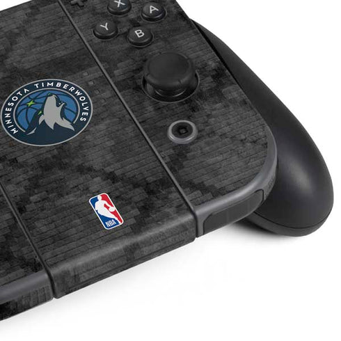NBA Minnesota Timberwolves Dark Rust Nintendo Switch Bundle Skin