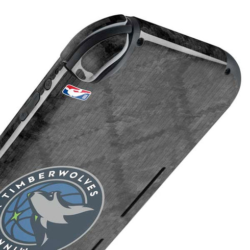 NBA Minnesota Timberwolves Dark Rust Nintendo Switch Lite Skin