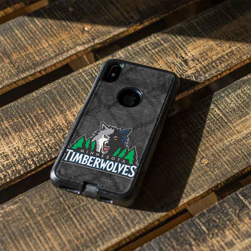 NBA Minnesota Timberwolves Dark Rust Otterbox Commuter iPhone Skin
