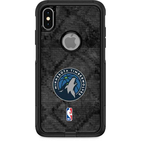 NBA Minnesota Timberwolves Dark Rust Otterbox Commuter iPhone Skin