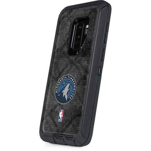 NBA Minnesota Timberwolves Dark Rust Otterbox Defender Galaxy Skin