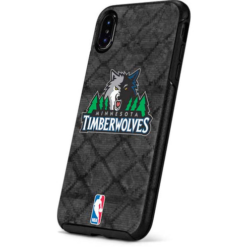 NBA Minnesota Timberwolves Dark Rust Otterbox Symmetry iPhone Skin