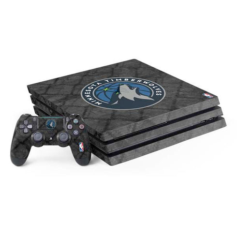 NBA Minnesota Timberwolves Dark Rust PS4 Pro Bundle Skin