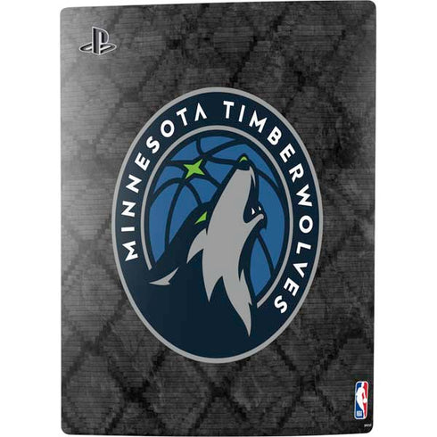 NBA Minnesota Timberwolves Dark Rust PS5 Digital Edition Console Skin
