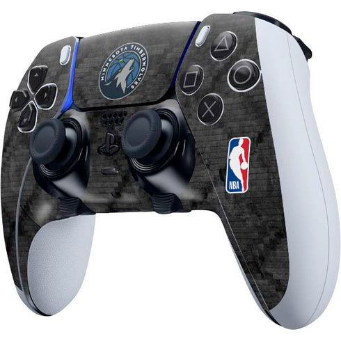 NBA Minnesota Timberwolves Dark Rust PS5 DualSense Edge Pro Controller Skin