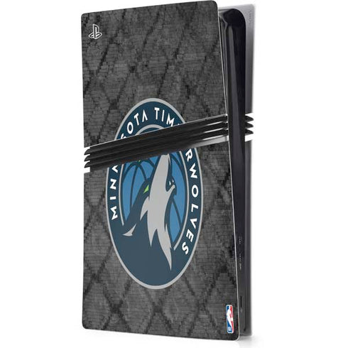 NBA Minnesota Timberwolves Dark Rust PS5 Pro Console Skin