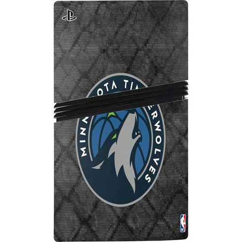 NBA Minnesota Timberwolves Dark Rust PS5 Pro Console Skin