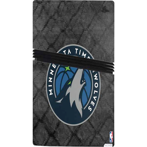NBA Minnesota Timberwolves Dark Rust PS5 Pro Console Skin