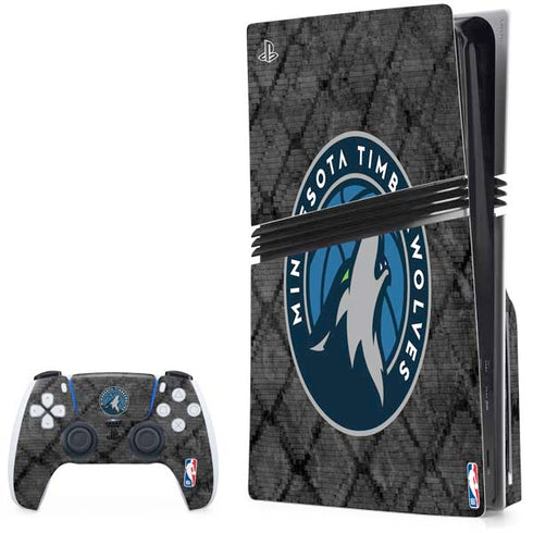 NBA Minnesota Timberwolves Dark Rust PlayStation PS5 Skins
