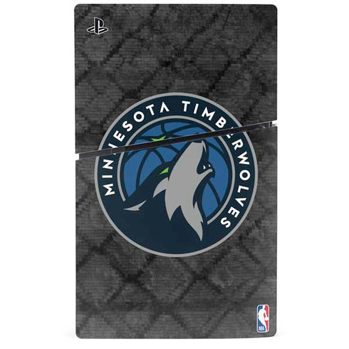 NBA Minnesota Timberwolves Dark Rust PS5 Slim Disk Bundle Skin