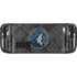 NBA Minnesota Timberwolves Dark Rust Steam Deck Handheld Gaming Computer Skin