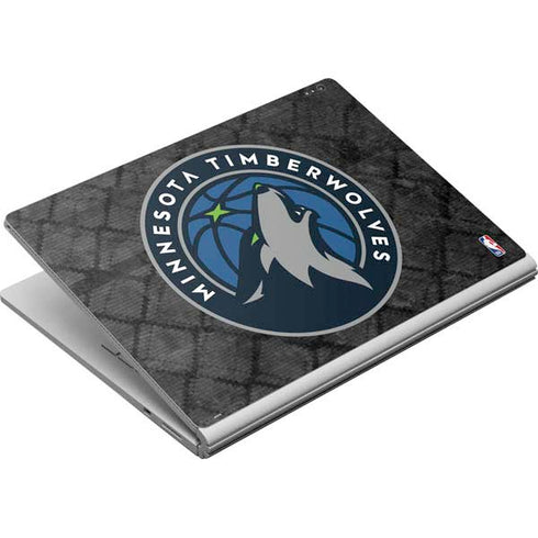 NBA Minnesota Timberwolves Dark Rust Surface Book Skin