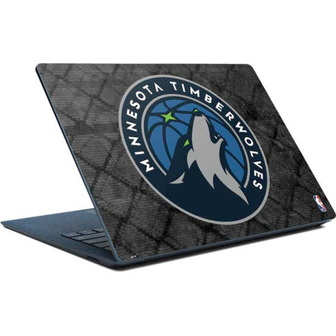 NBA Minnesota Timberwolves Dark Rust Surface Laptop Skin
