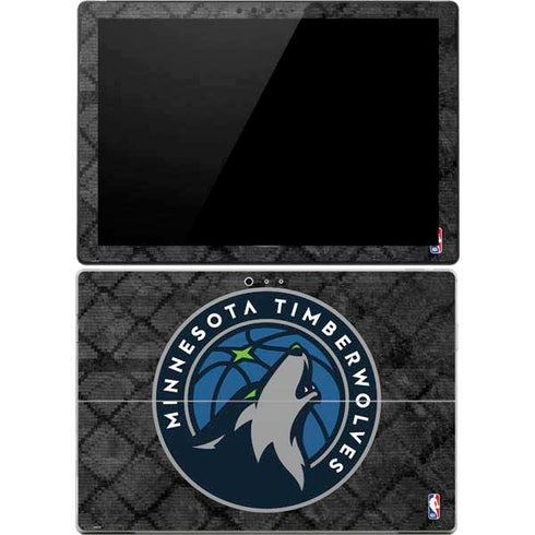 NBA Minnesota Timberwolves Dark Rust Surface Pro 4 Skin