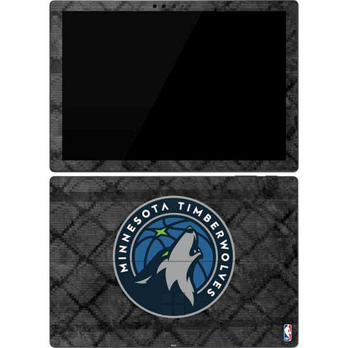 NBA Minnesota Timberwolves Dark Rust Surface Pro 7 Skin