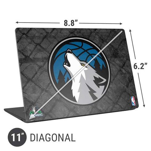 NBA Minnesota Timberwolves Dark Rust Universal Laptop 11in (8.8 x 6.2in) Skin
