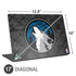 NBA Minnesota Timberwolves Dark Rust Universal Laptop 17in (13.8 x 10in) Skin