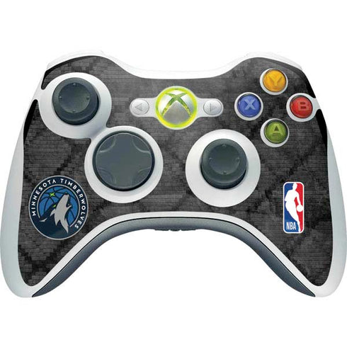 NBA Minnesota Timberwolves Dark Rust Xbox 360 Wireless Controller Skin