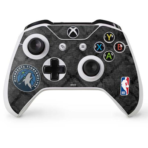NBA Minnesota Timberwolves Dark Rust Xbox One S Controller Skin