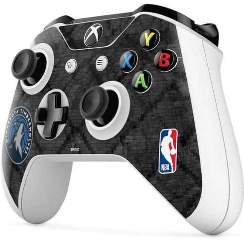 NBA Minnesota Timberwolves Dark Rust Xbox One S Controller Skin
