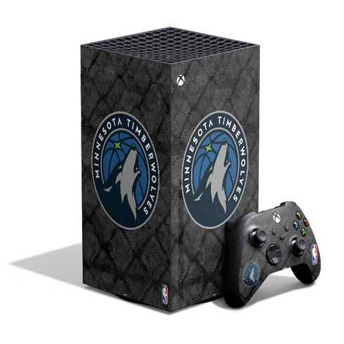 NBA Minnesota Timberwolves Dark Rust XBox Series X Digital Edition Bundle Skin