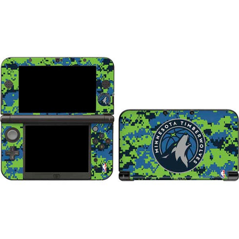 NBA Minnesota Timberwolves Digi Camo 3DS XL 2015 Skin