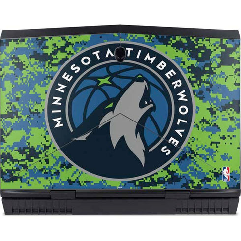 NBA Minnesota Timberwolves Digi Camo Dell Alienware Skin