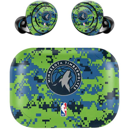 NBA Minnesota Timberwolves Digi Camo Amazon Echo Buds Skin