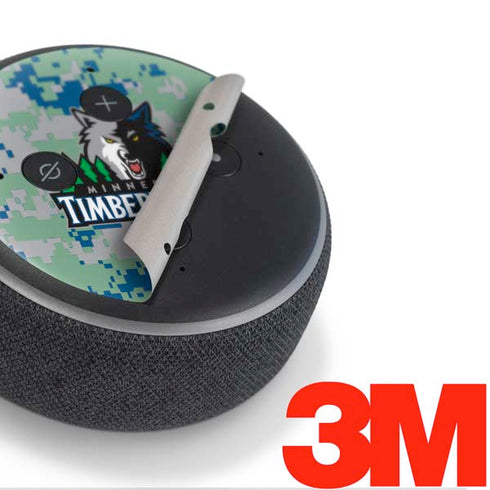 NBA Minnesota Timberwolves Digi Camo Amazon Echo Dot Skin