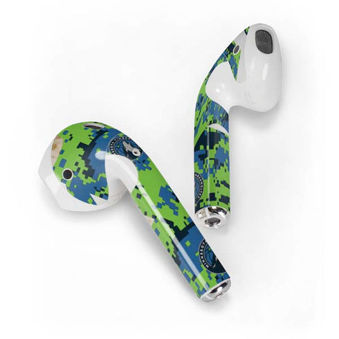 NBA Minnesota Timberwolves Digi Camo Apple AirPods Skin