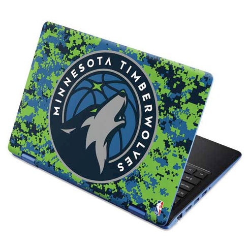 NBA Minnesota Timberwolves Digi Camo Aspire R11 11.6in Skin