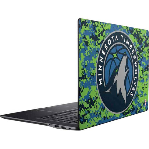 NBA Minnesota Timberwolves Digi Camo Ativ Book 9 (15.6in 2014) Skin