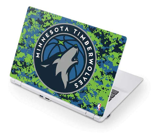 NBA Minnesota Timberwolves Digi Camo Acer Chromebook Skin
