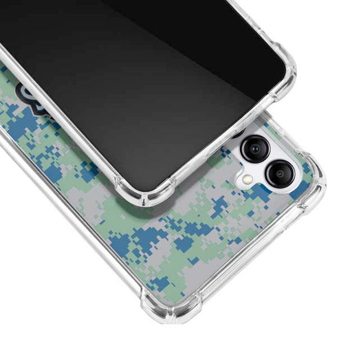 NBA Minnesota Timberwolves Digi Camo Galaxy A14 5G Clear Case