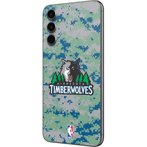 NBA Minnesota Timberwolves Digi Camo Galaxy A14 5G Skin