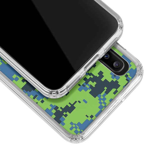 NBA Minnesota Timberwolves Digi Camo Galaxy A20 Clear Case