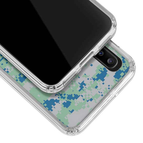 NBA Minnesota Timberwolves Digi Camo Galaxy A30 Clear Case